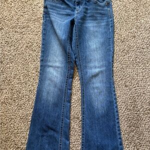 Maurices Flare & Wide Leg Blue Jeans
